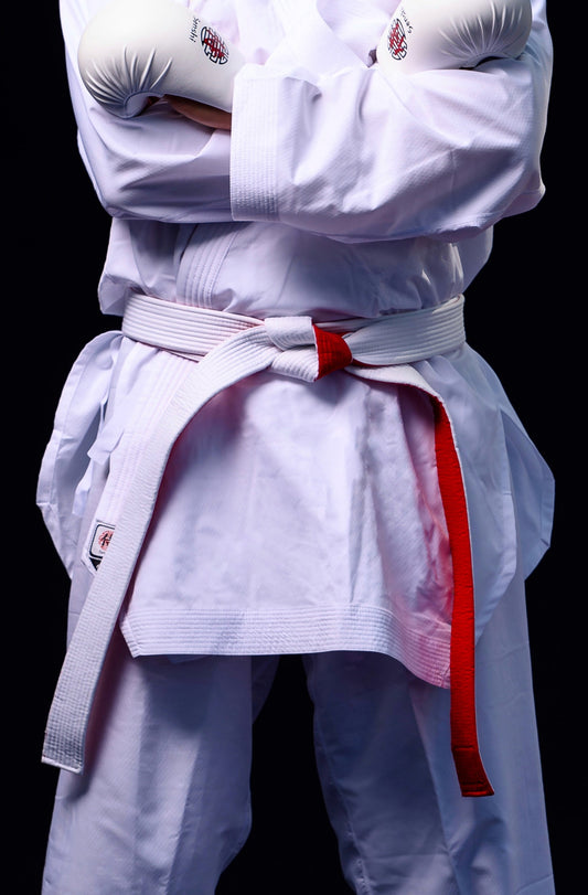 Senshi Double Sided Red/White Kumite Belt