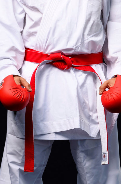 Senshi Double Sided Red/White Kumite Belt