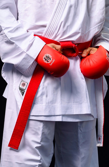 Senshi Double Sided Red/White Kumite Belt