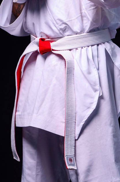 Senshi Double Sided Red/White Kumite Belt